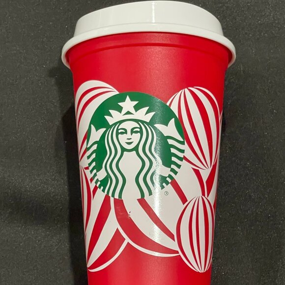 NEW Starbucks Christmas 2024 Red Cup Day 16oz Xmas Holiday New Reusable Coffee - Picture 1 of 3